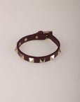 Valentino Leather Rockstud Bracelet