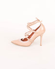 Valentino Patent Leather Love Latch Heels Size 38