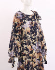 Zimmermann 'Sabotage' Floral Midi Dress Size 3