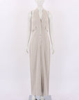 Scanlan Theodore Linen Jumpsuit Size 8