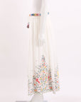 Zimmermann 'Carnaby' Belted Embroidered Skirt Size 3