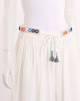Zimmermann 'Carnaby' Belted Embroidered Skirt Size 3