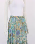 Spell & The Gypsy Amethyst Exclusive Turquoise Skirt Size S