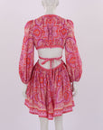 Zimmermann Halcyon Cut Out Mini Dress Size 1