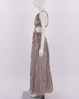 Scanlan Theodore Striped Cut Out Dress Size S
