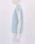 Comptoir Des Cotonniers Striped Cotton Blend Top FR 36 | AU 8