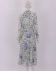 Zimmermann Natura Tubular Garden Print Midi Dress Size 3