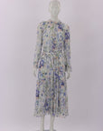 Zimmermann Natura Tubular Garden Print Midi Dress Size 3