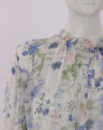 Zimmermann Natura Tubular Garden Print Midi Dress Size 3