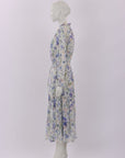 Zimmermann Natura Tubular Garden Print Midi Dress Size 3