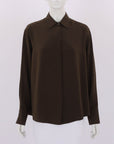 Scanlan Theodore Silk Long Sleeve Shirt Size 10