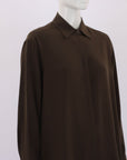 Scanlan Theodore Silk Long Sleeve Shirt Size 10