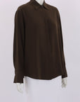 Scanlan Theodore Silk Long Sleeve Shirt Size 10