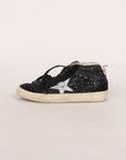 Golden Goose Suede and Glitter 'Midstar' Sneakers Size 38