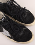 Golden Goose Suede and Glitter 'Midstar' Sneakers Size 38