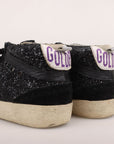 Golden Goose Suede and Glitter 'Midstar' Sneakers Size 38