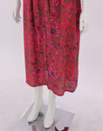 Cable Melbourne Silk Blend Print Midi Dress Size 14
