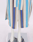Oroton Lake Stripe Long Dress Size 14
