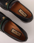 Gucci Web Interlocking G Loafers Size 37
