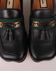 Gucci Web Interlocking G Loafers Size 37