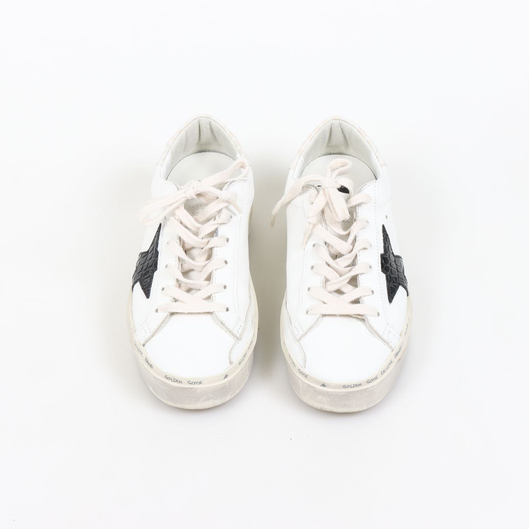 Golden Goose &#39;Hi Star&#39; Leather Sneakers Size 35