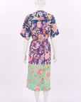 Johnny Was Printed Midi Dress Size Medium
