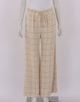 Zimmermann Raw Hem Checked Pants Size 0