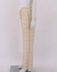 Zimmermann Raw Hem Checked Pants Size 0