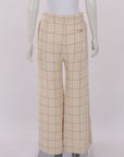 Zimmermann Raw Hem Checked Pants Size 0