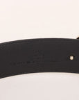 Gucci Leather Interlocking GG Buckle Belt 95cm