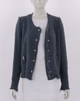 Iro Agnette Distressed Jacket Size IT 40 | AU 8