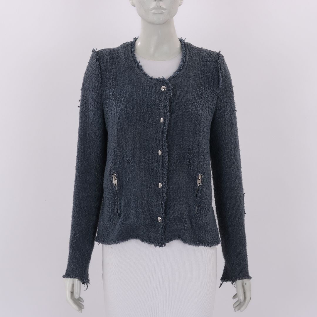 Iro Agnette Distressed Jacket Size IT 40 | AU 8