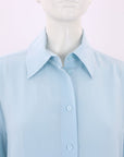 Scanlan Theodore Silk Long Sleeve Shirt Size 8