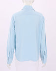 Scanlan Theodore Silk Long Sleeve Shirt Size 8
