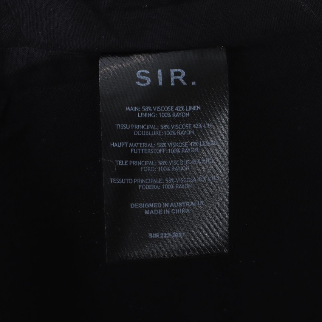 Sir The Label Linen Blend Vest Size 0P
