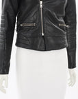 Ba&sh 'Epicea' Leather Biker Jacket Size 1