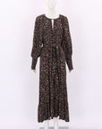 Husk Floral Midi Dress Size 16
