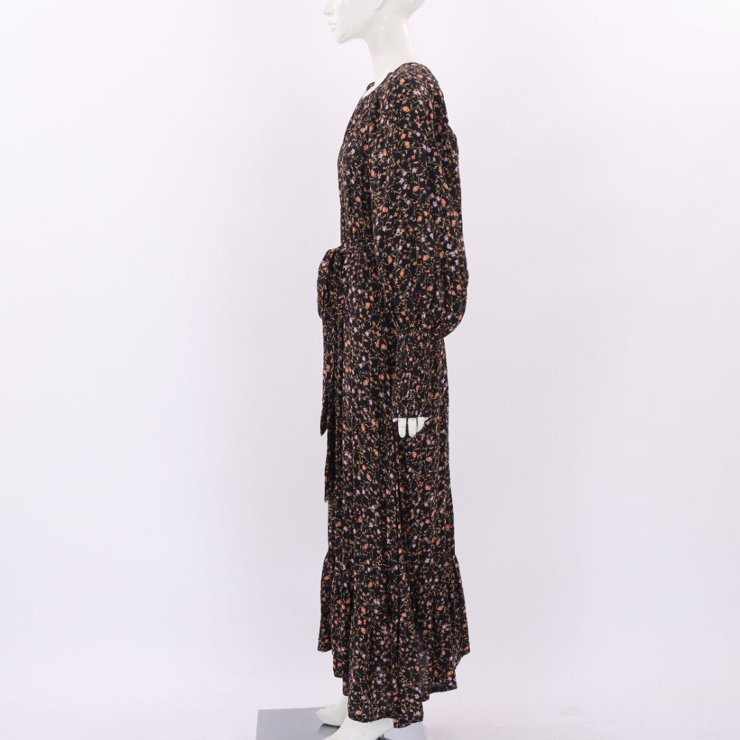 Husk Floral Midi Dress Size 16