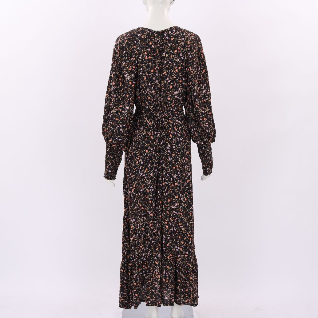 Husk Floral Midi Dress Size 16