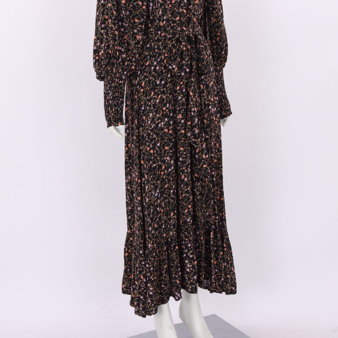 Husk Floral Midi Dress Size 16