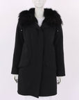 Yves Salomon Army Fur Lined Parka Size 6-10