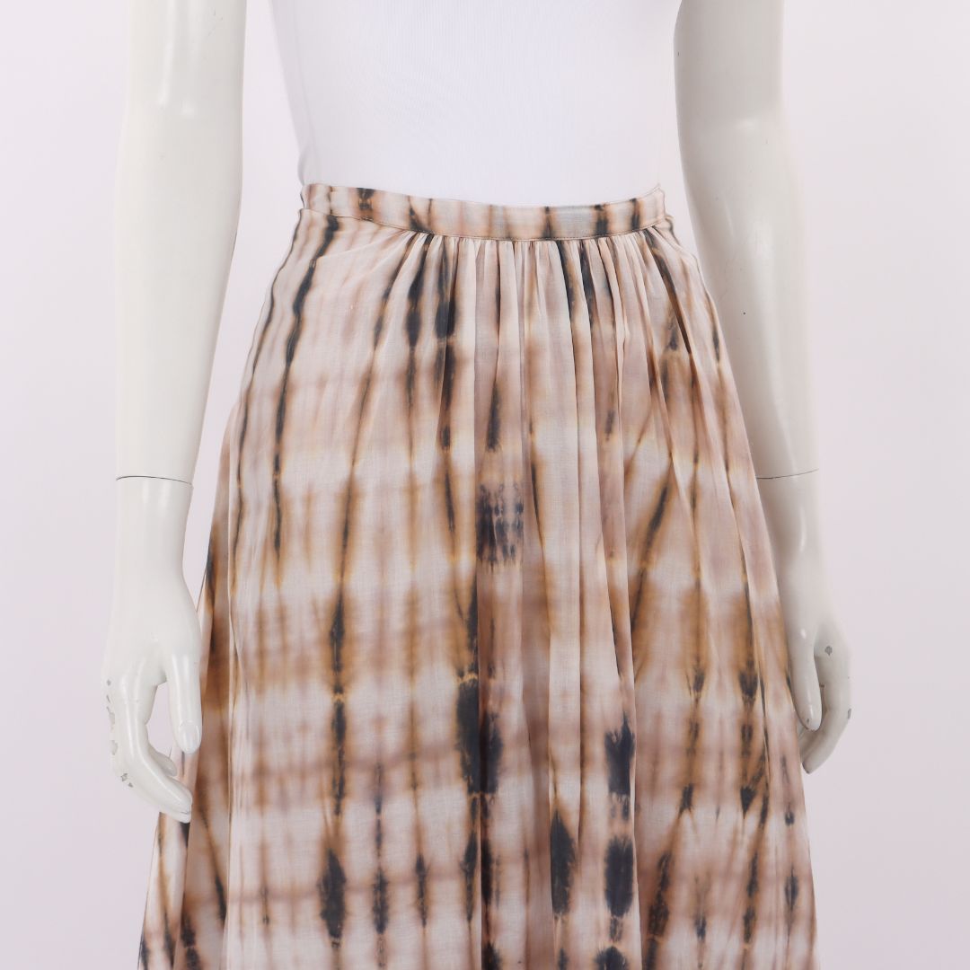 Rabens Saloner Cotton Print Skirt Size Large