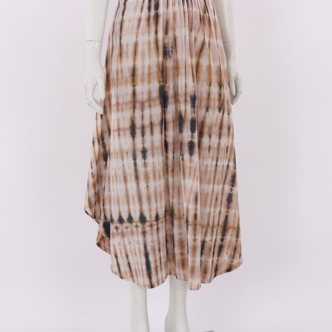 Rabens Saloner Cotton Print Skirt Size Large
