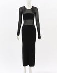 Sir The Label Impermanence Splice Maxi Dress Size 0