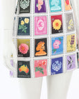 Van Der Kooij V11 Stamp Print Mini Dress Size 1