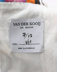 Van Der Kooij V11 Stamp Print Mini Dress Size 1