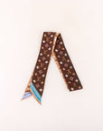 Louis Vuitton Silk Print Bandeau Scarf O/S