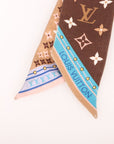 Louis Vuitton Silk Print Bandeau Scarf O/S