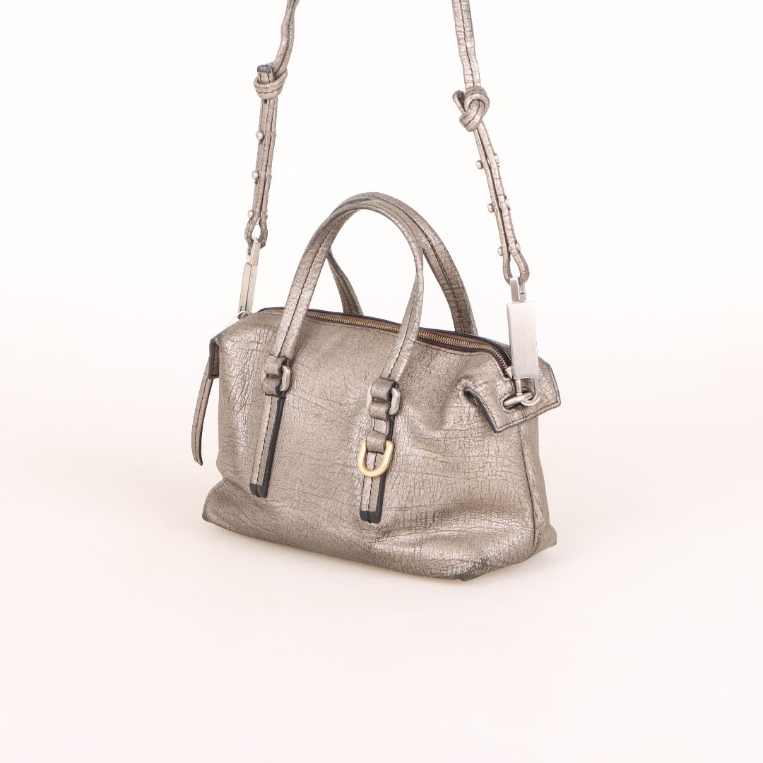 Rick Owens Leather Top Handle Crossbody
