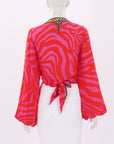 Camilla 'Zebra Zone' Top Size XL